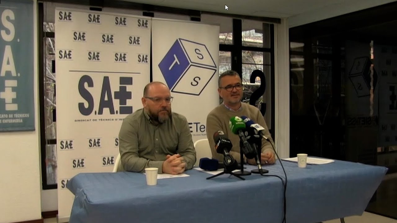 Técnicos sanitarios catalanes convocan una huelga indefinida