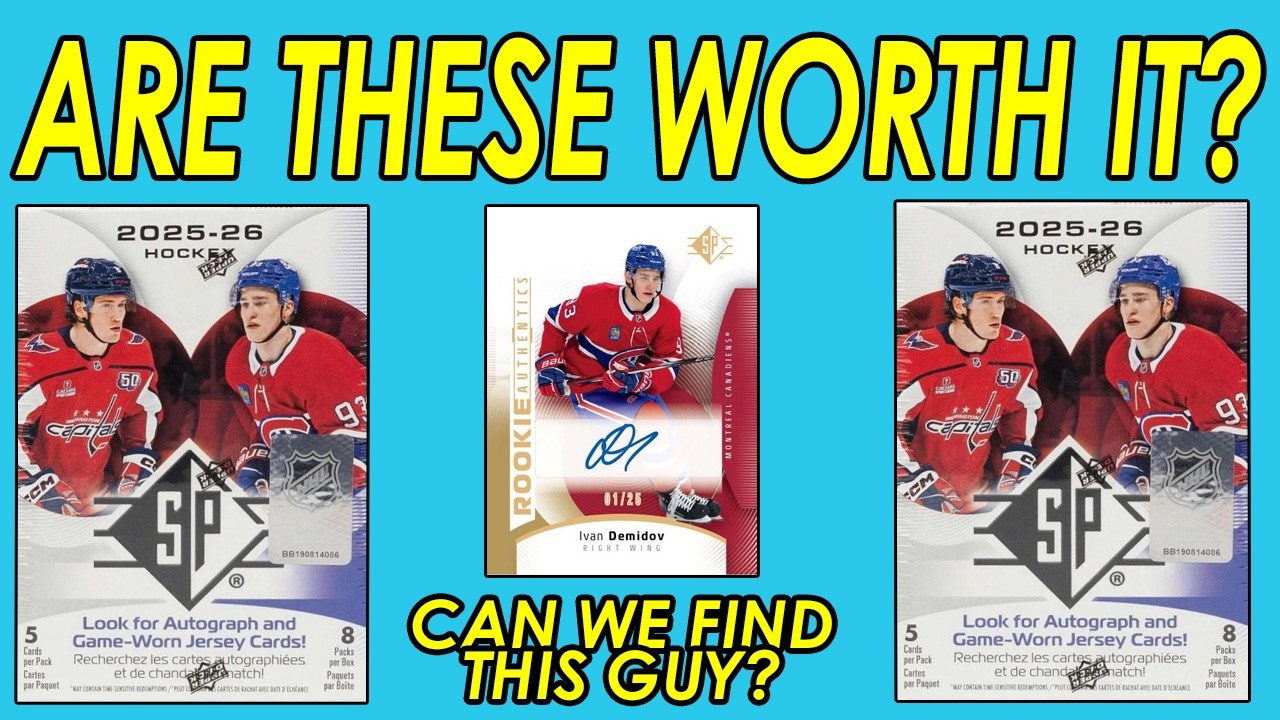 SO MUCH BLUE!!!! 2025-26 SP Hockey Retail