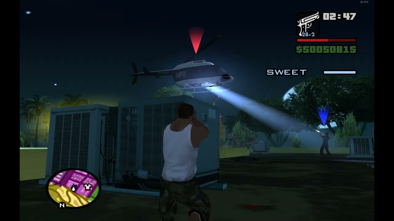 GTA SA - Mission 26 Reuniting The Families (With Desert Eagle)