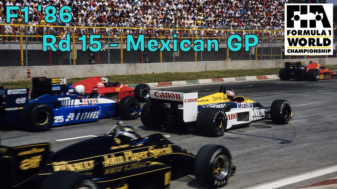 1986 F1 Season - Rd 15 - Mexican Grand Prix