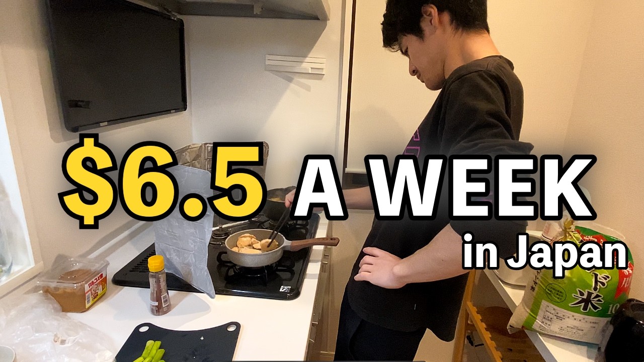 How I Survived on $6.5 for 1 Week in Japan（Budget Challenge）
