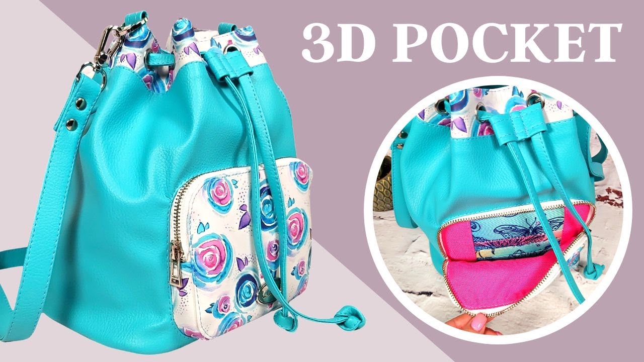 Как сшить 3D-карман на молнии со встроенными отделениями для карт