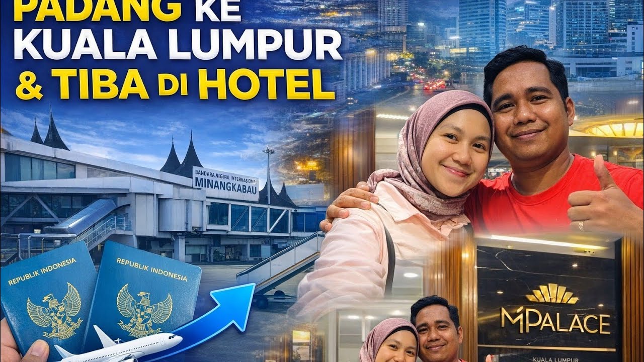 Travel Vlog New Year 2026: Dari Padang ke Kuala Lumpur, Tiba di Hotel - Part 1
