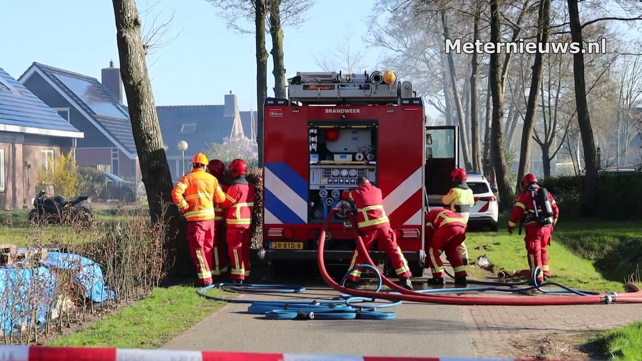 Cobra's gevonden na schuurbrand in Marum