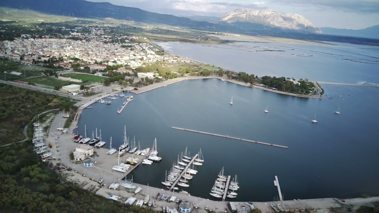 Το Μεσολόγγι από ψηλά --- Mesologgi from above