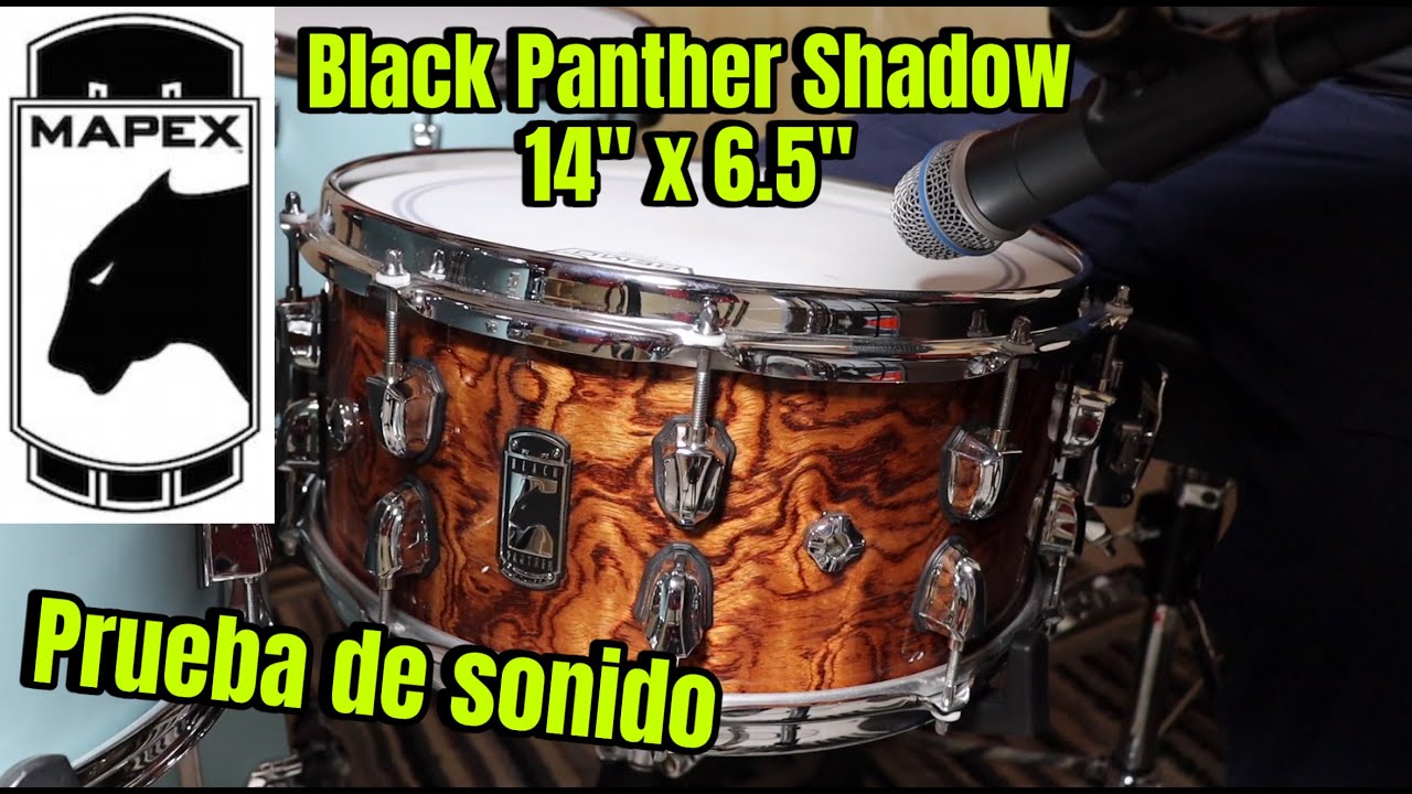 Black Panther Shadow 14”x6.5” Snare Drum (Sound Test) ll Alvaro Aguilar