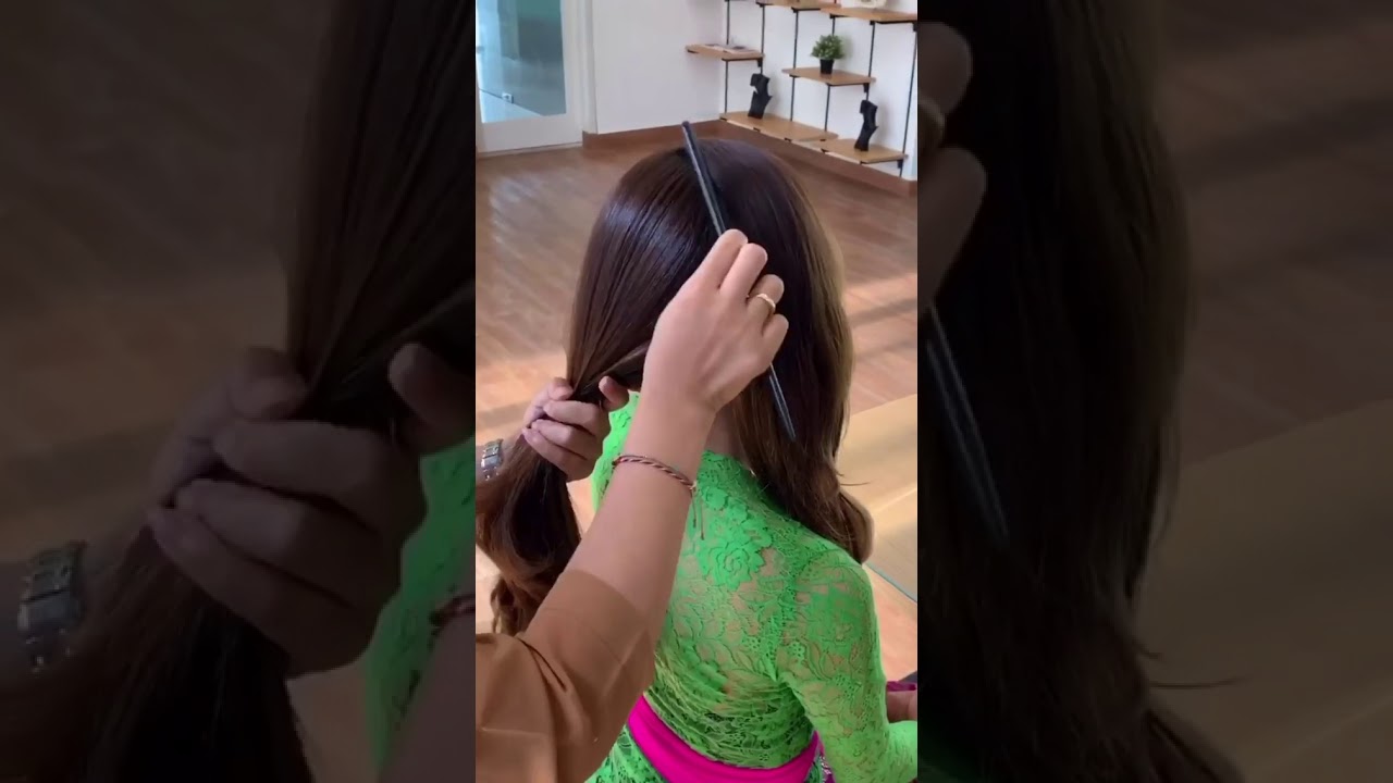 Tutorial sanggul modern