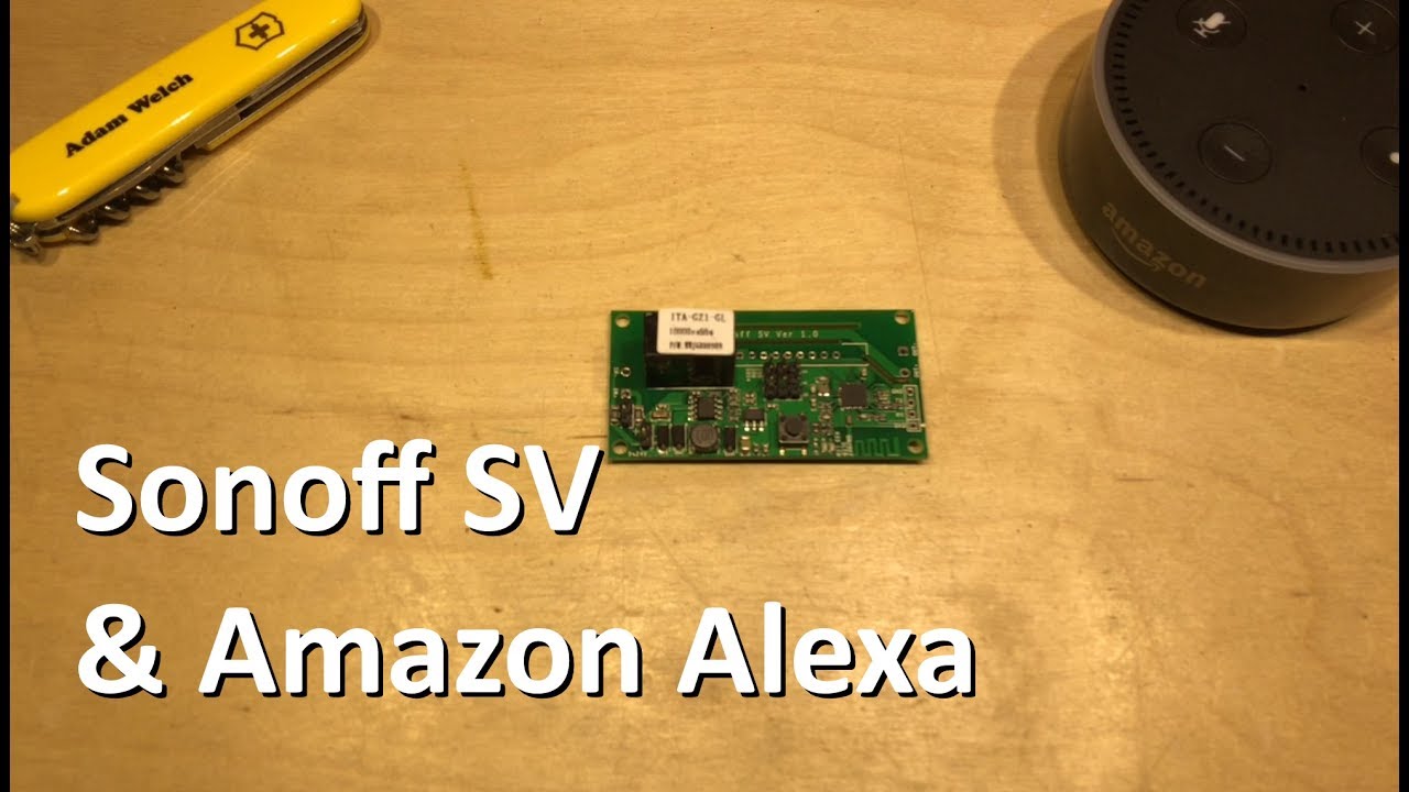 Сарай с голосовым управлением. Sonoff SV и Alexa — 12-вольтовый сарай на солнечных батареях