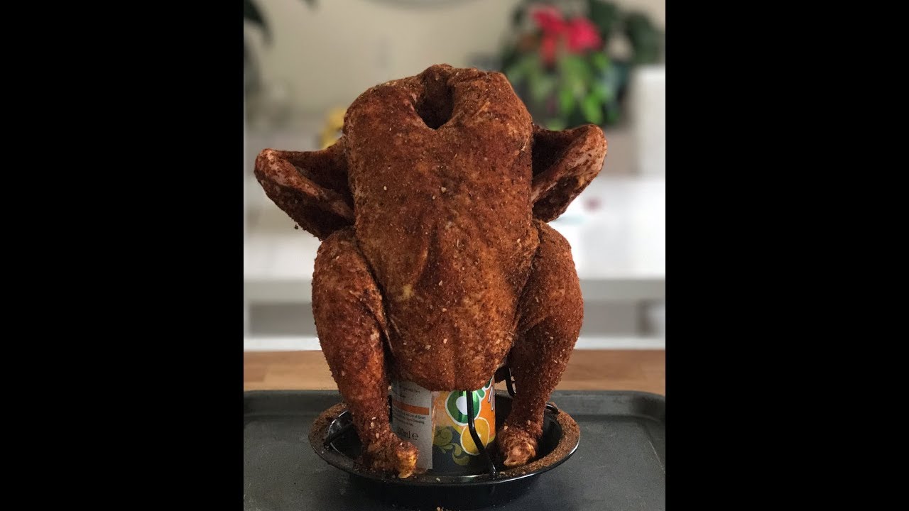 Beer Can Chicken On Kamado