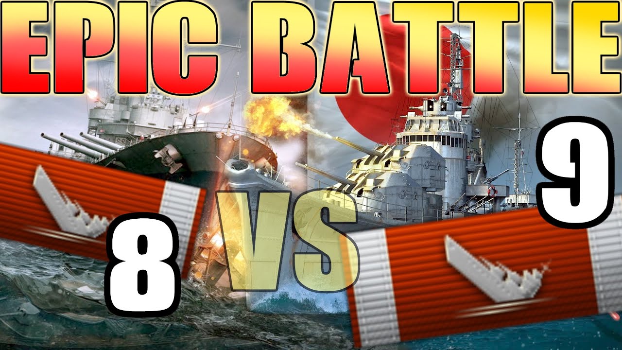 Akizuki 9 KILLS  VS Massachusetts 8 KILLS || EPIC Battle