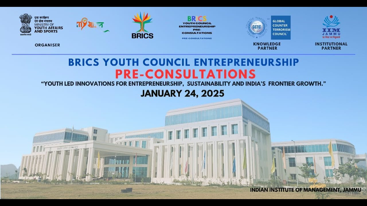 BRICS Youth Council Entrepreneurship Pre-Consultations at IIM Jammu