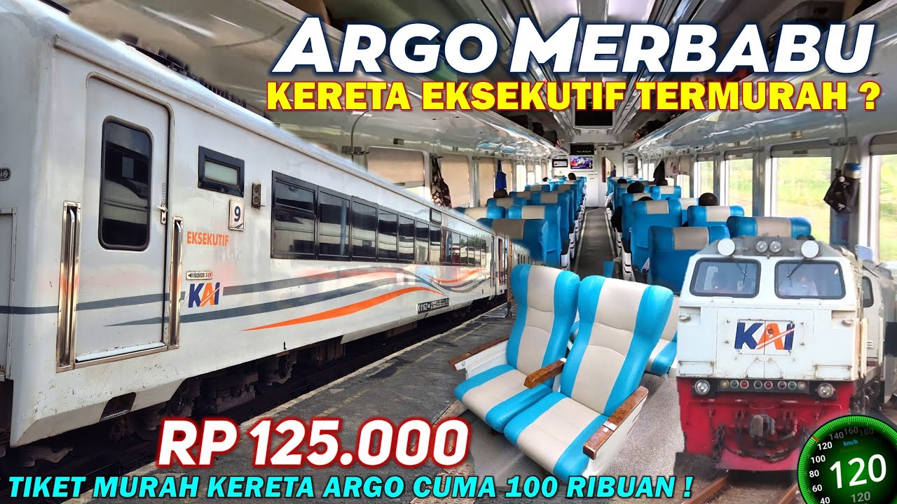 TIKET MURAH KERETA ARGO! Naik KA Argo Merbabu Eksekutif Tegal Semarang, Tarif Khusus Cuma 100 Ribuan