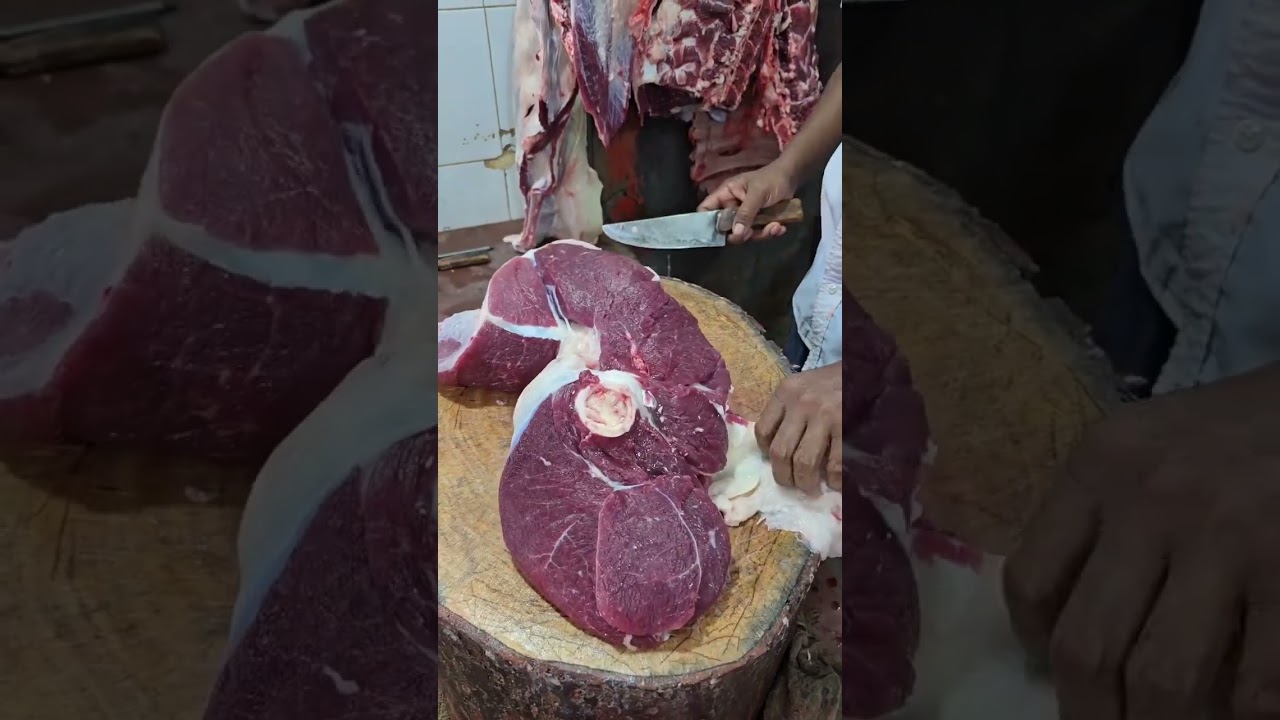 Meat cut 🥩 process meat cutter training video 