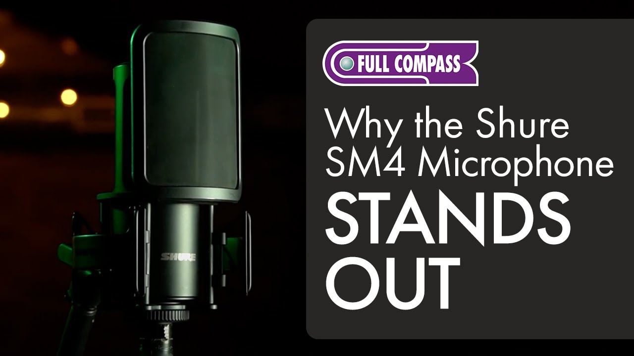 Чем выделяется микрофон Shure SM4 | Полный обзор