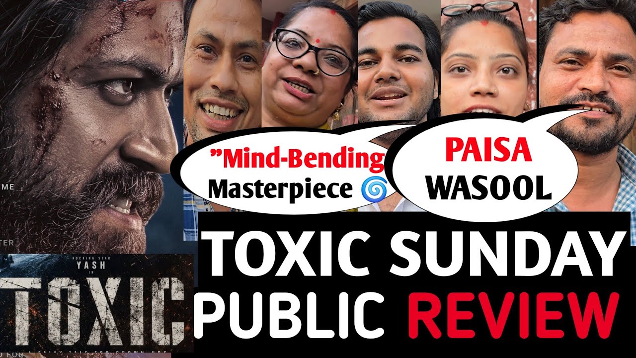Toxic Day 5 Public Review || Toxic Sunday Housefull Public Reaction #rockingstaryash #toxic #kannada