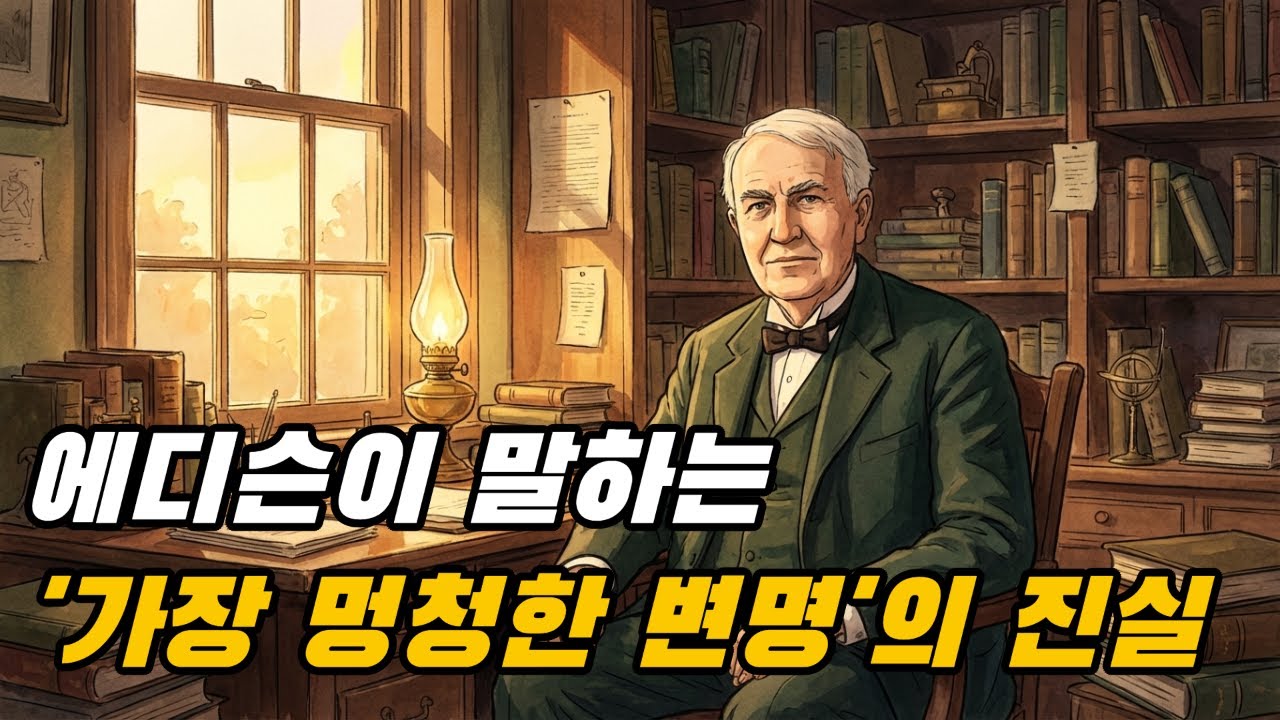 [오늘의 지혜] 바빠서 못 한다는 분들께: 에디슨이 전하는 시간의 뼈 때리는 진실