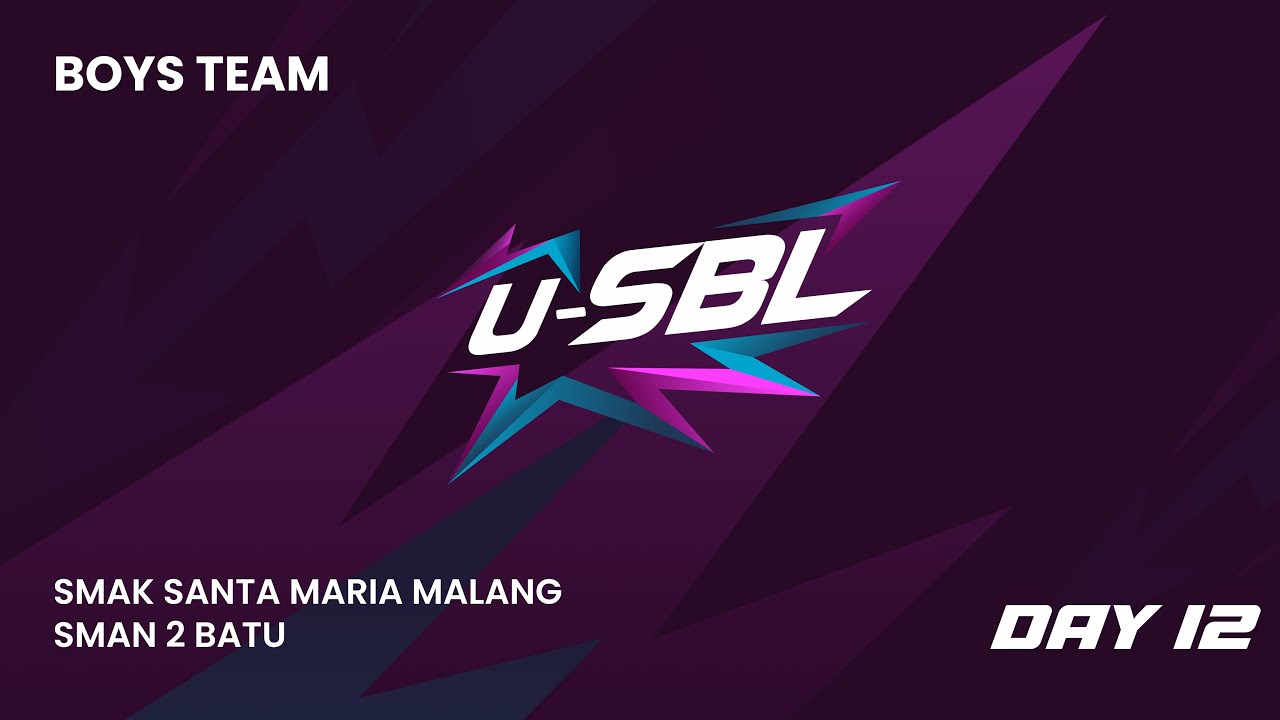 UBHINUS STUDENT BASKETBALL LEAGUE 2026| DAY 12 SMAK ST MARIA VS SMAN 2 BATU | 28JANUARI 2026