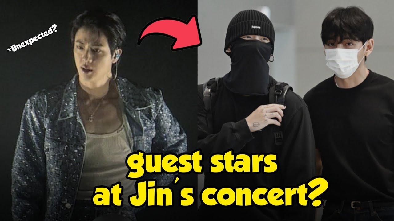 Jin Reveals This Truth. the members and others Rumored to be guest stars at Jin's Concert?