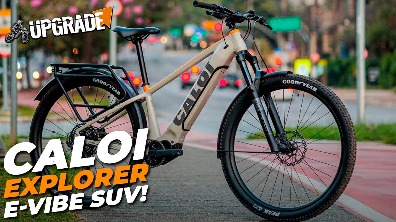 BICICLETA CALOI EXPLORER E-VIBE SUV, A BIKE ELÉTRICA MAIS VERSÁTIL DA CALOI - UPGRADE BIKES!