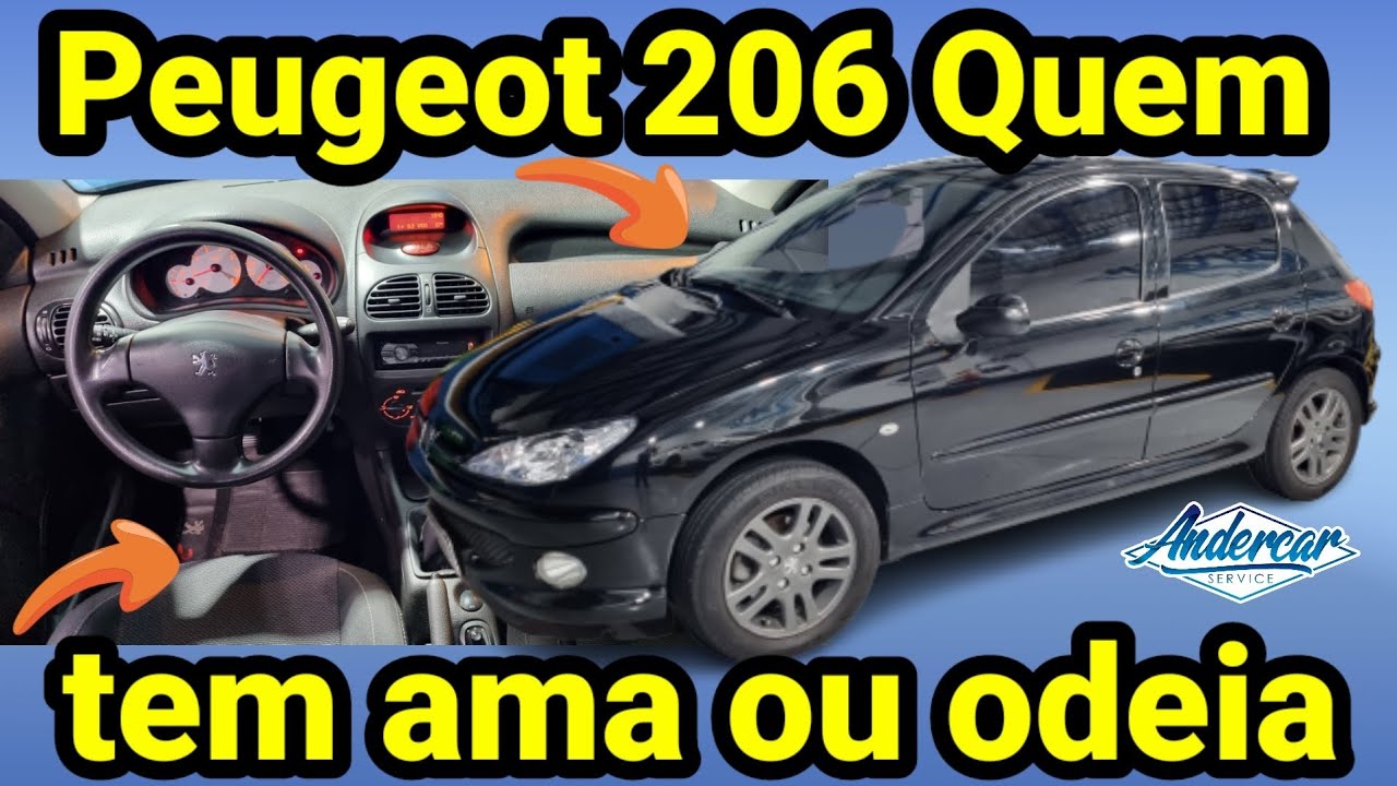 Peugeot 206, eu recomendo! 1.6 completo, mais barato que Gol e Palio. #peugeot #oficina #andercar