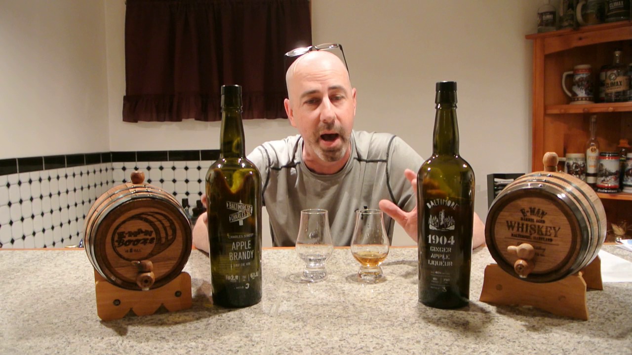 Baltimore Whiskey Co. Charles Street Apple Brandy & 1904 Ginger Apple Liqueur REVIEW! E-man Booze!