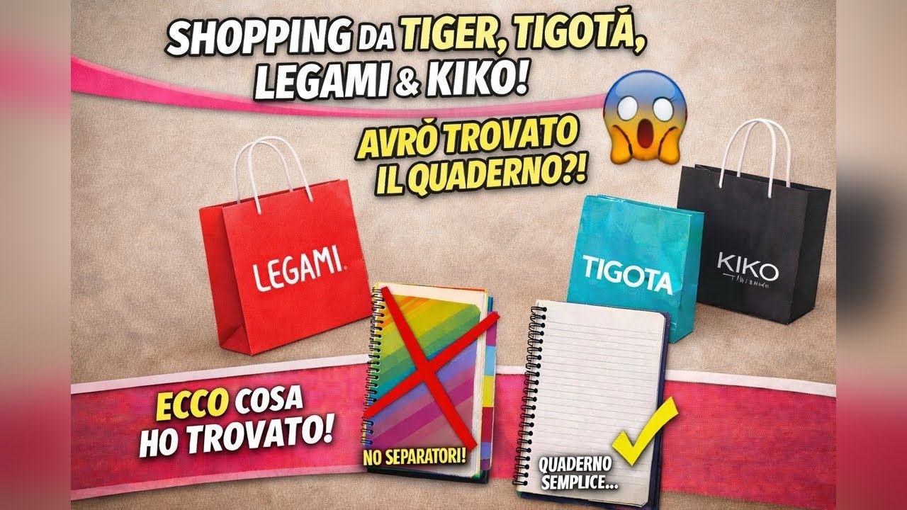Alla ricerca del quaderno perfetto 📒 | Shopping, sopracciglia & centro città