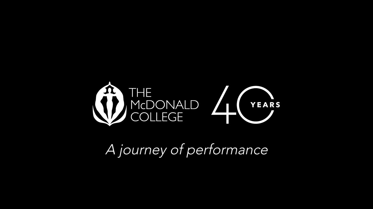 The McDonald College - 40 Years - A Journey of Performances