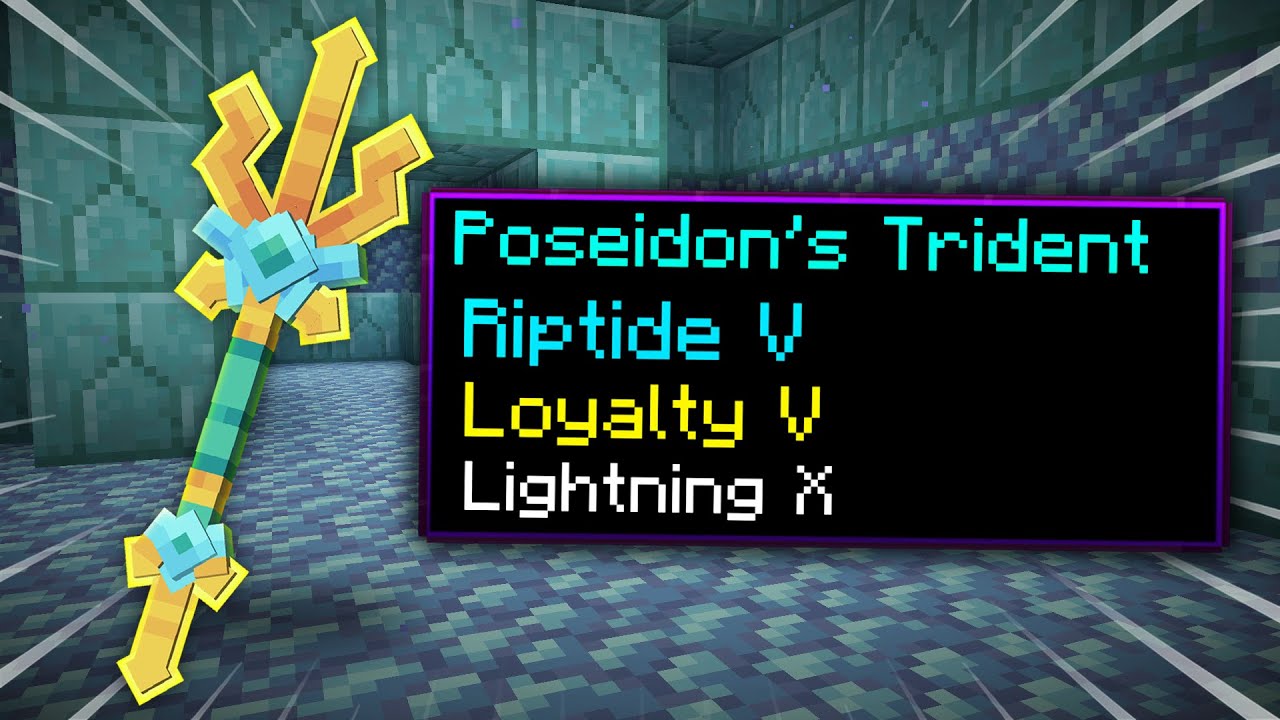 This Trident Glitches Minecraft Enchants