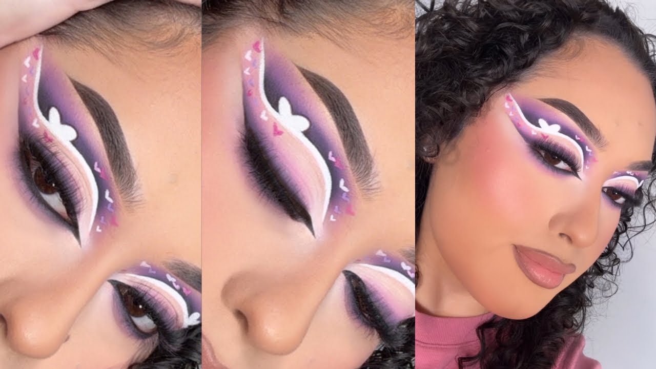 Purple Heart Cut-Crease | Smoky Eyeliner | EP. 5 Pink Eyes til Valentines💌