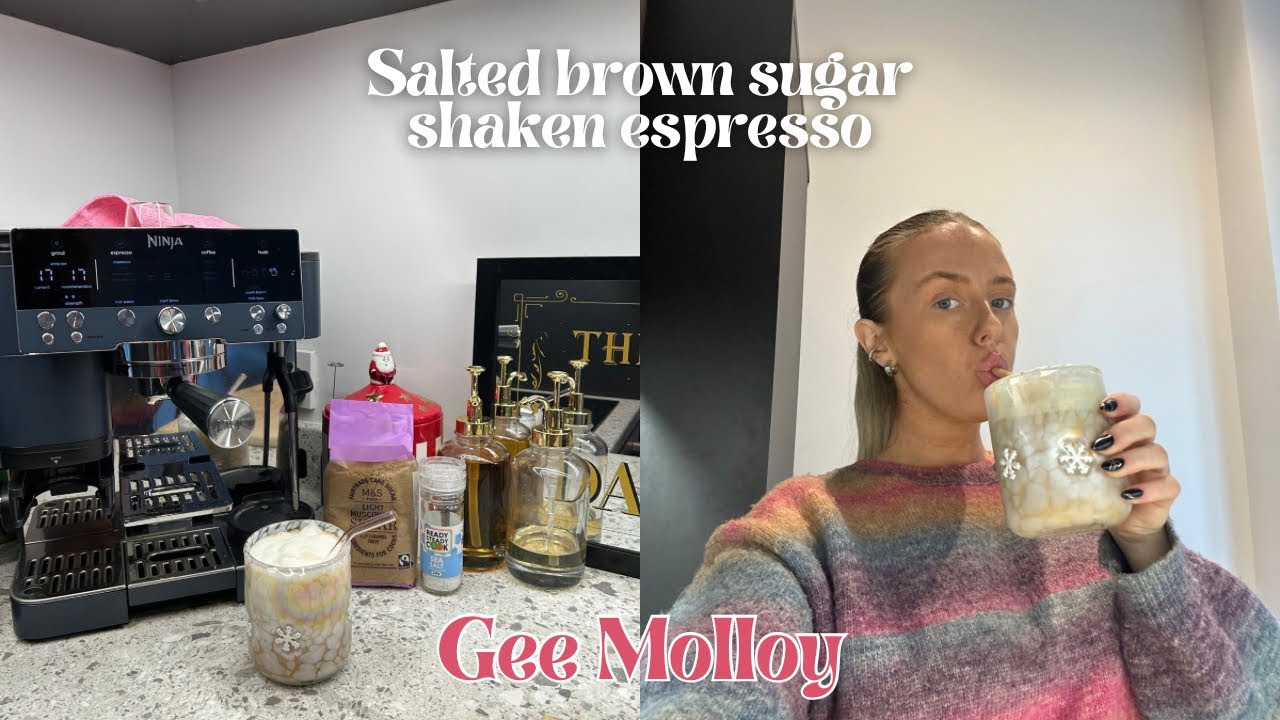 Salted Brown Sugar Shaken Espresso: Recreating Pinterest Coffee Recipes at home ☕️