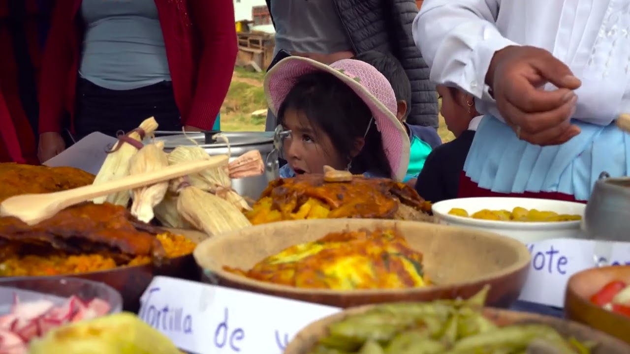 Comida tradicional del campo en San Pablo Cajamarca