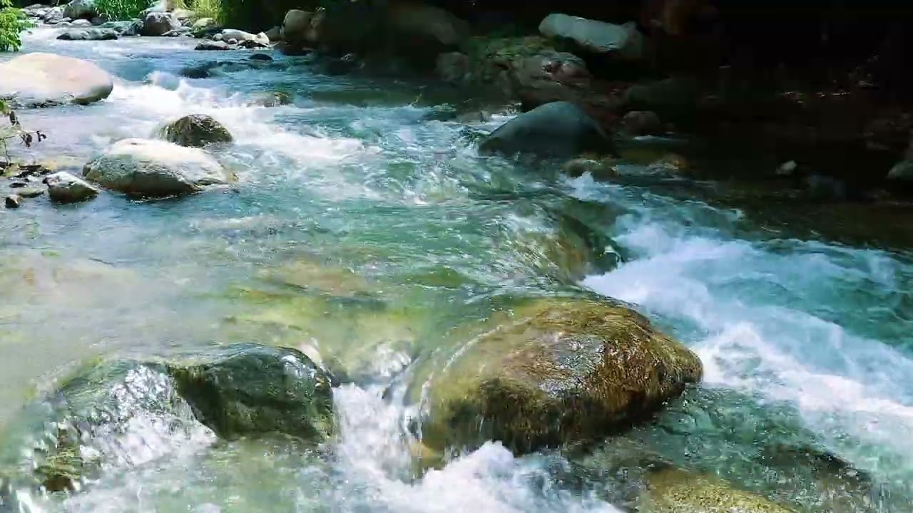Hidden Rocky River Sound ASMR in Village Plantation for Deep Sleep and Relaxation