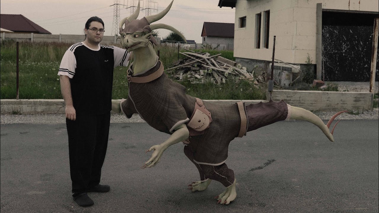Sergiu's Art: Mixing a photo with a 3D CGI scene in Blender (high quality character model)
