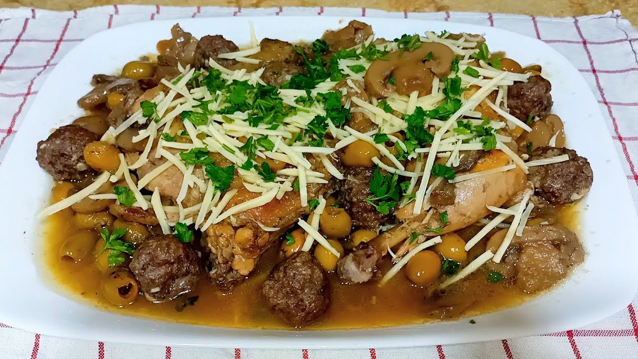 دجاج ملكي وصفة عطاهالي مول الريسطوغون طبق أول يوم رمضان 😍بطريقة سهلة رايح يولي إدمان