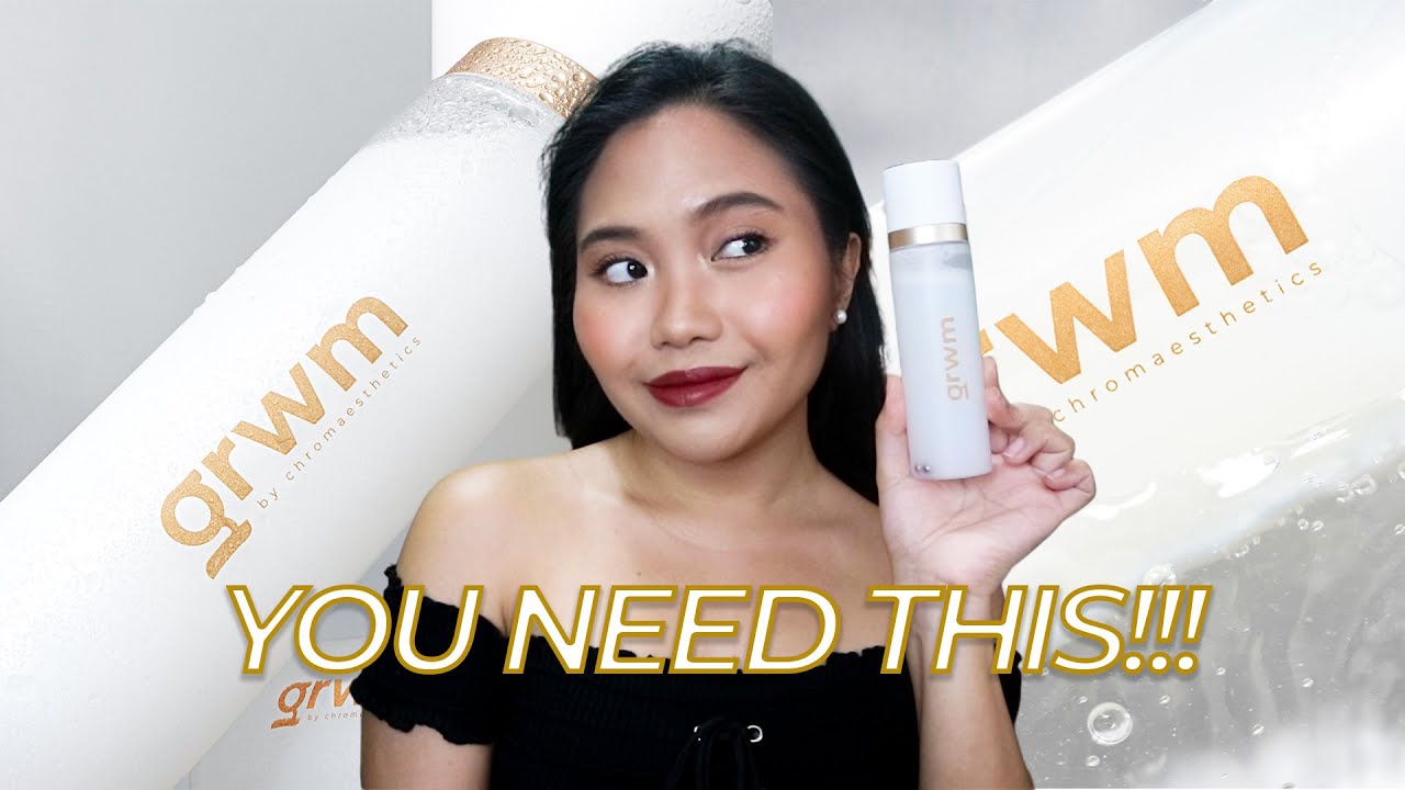 NEW! GRWM LIFE - PROOF FIXING SPRAY REVIEW | Mask Proof Test, Commute Test, Swim Test | Grace Romero
