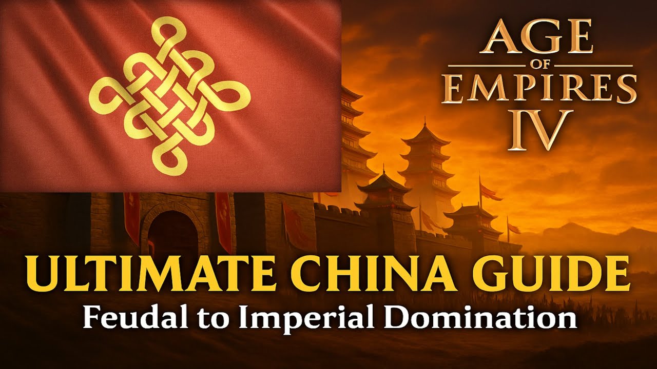 Age of empires 4 - China guide - How i play China, Ultimate China,  AMAZING feudal China to imp