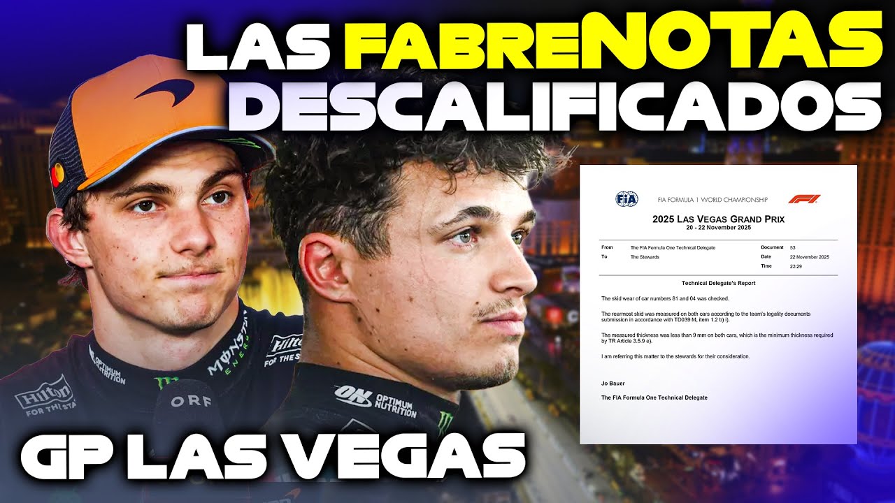 Las FABRENOTAS del GP de Las Vegas de F1