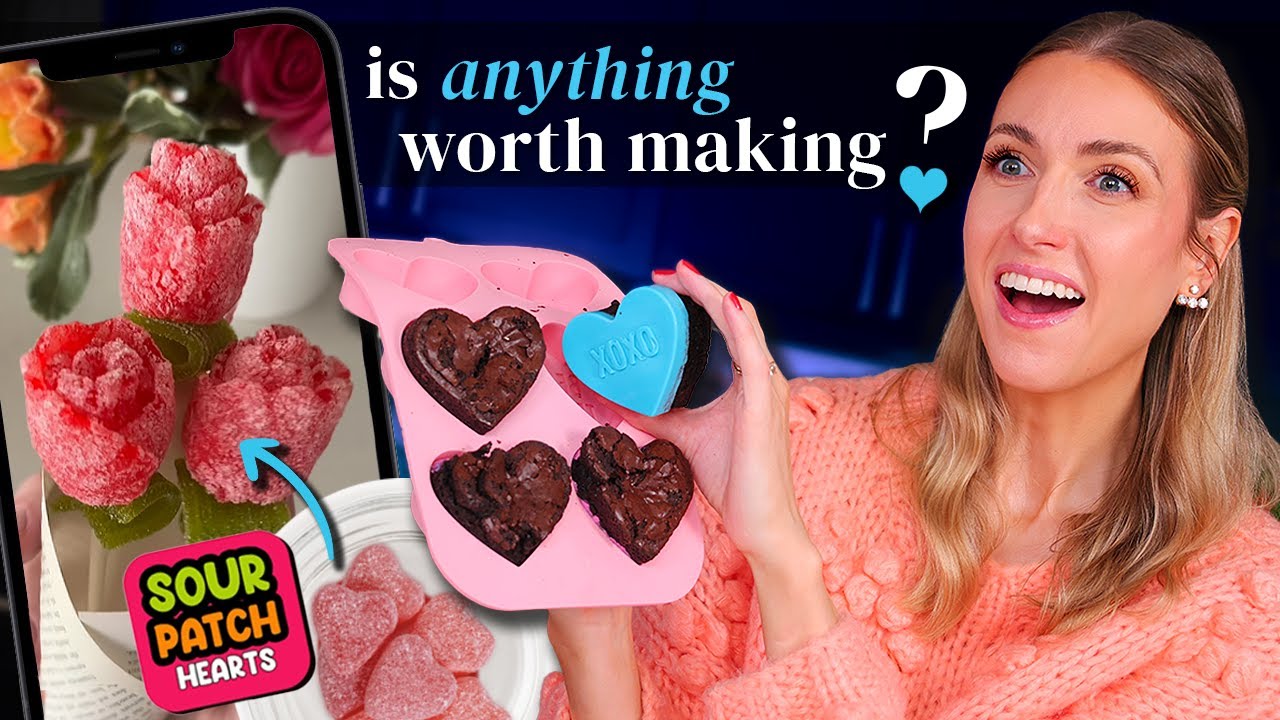 Testing Viral VALENTINE'S DAY RECIPES... what's worth making??