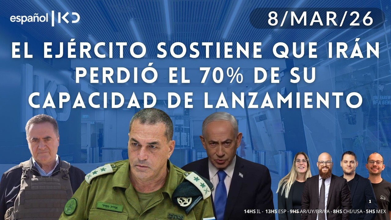 8-3 | Kan en Español | EL EJÉRCITO DICE QUE IRAN PERDIÓ EL 70% DE SU CAPACIDAD DE LANZAMIENTO