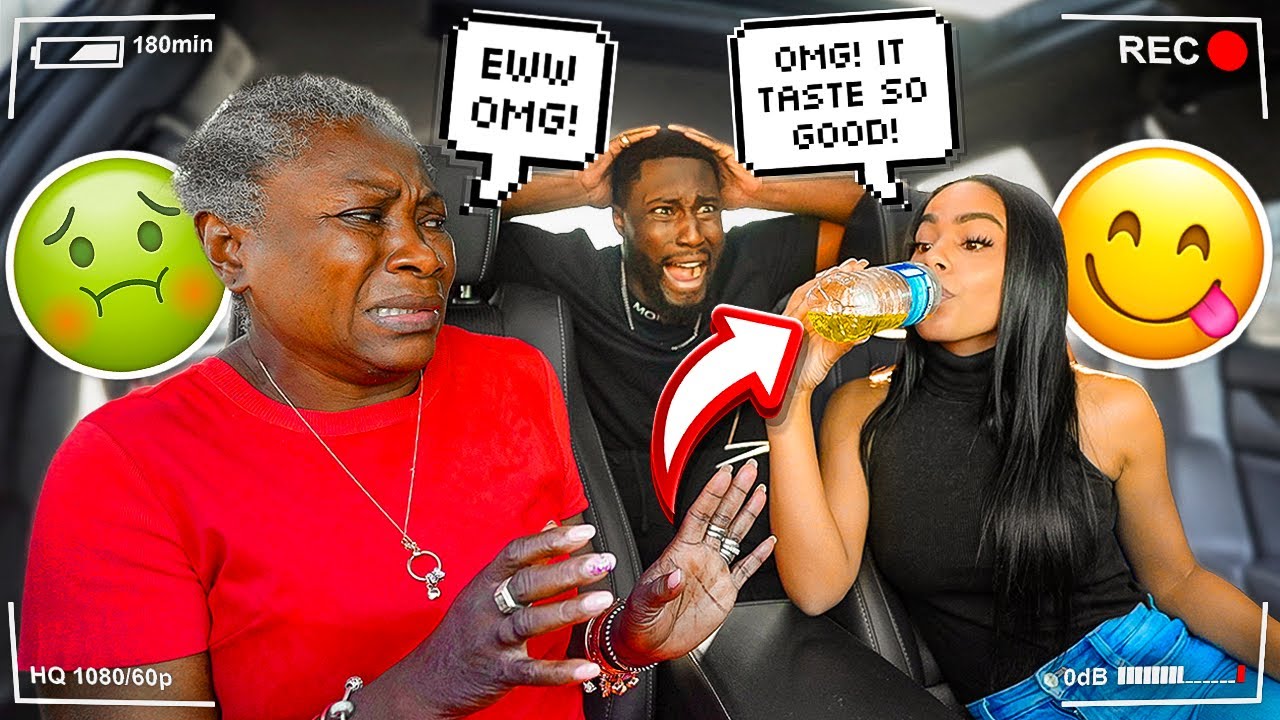 Drinking My Boyfriend's PEE In Front Of His Mom! *INSANELY HILARIOUS*
