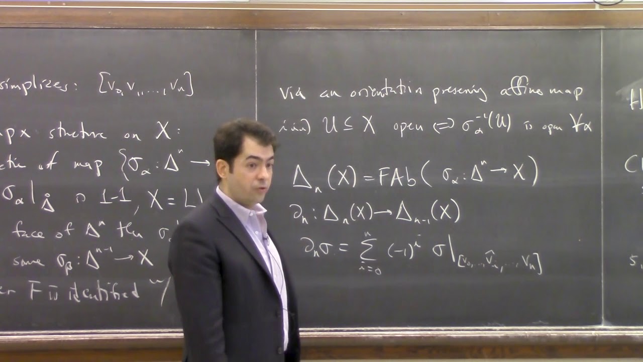 12. Singular Homology; Chain Homotopy - Pierre Albin