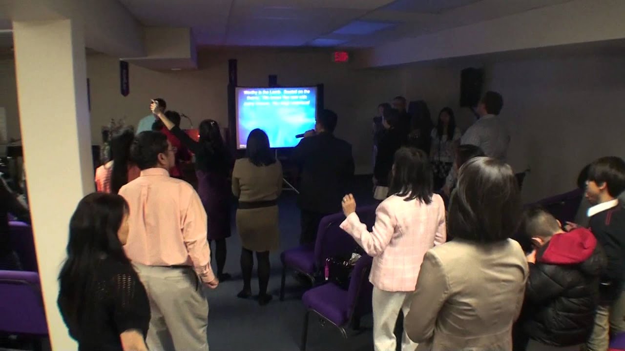 Worshiping, with the Power of the Holy Spirit and Hosanna Fellowship
