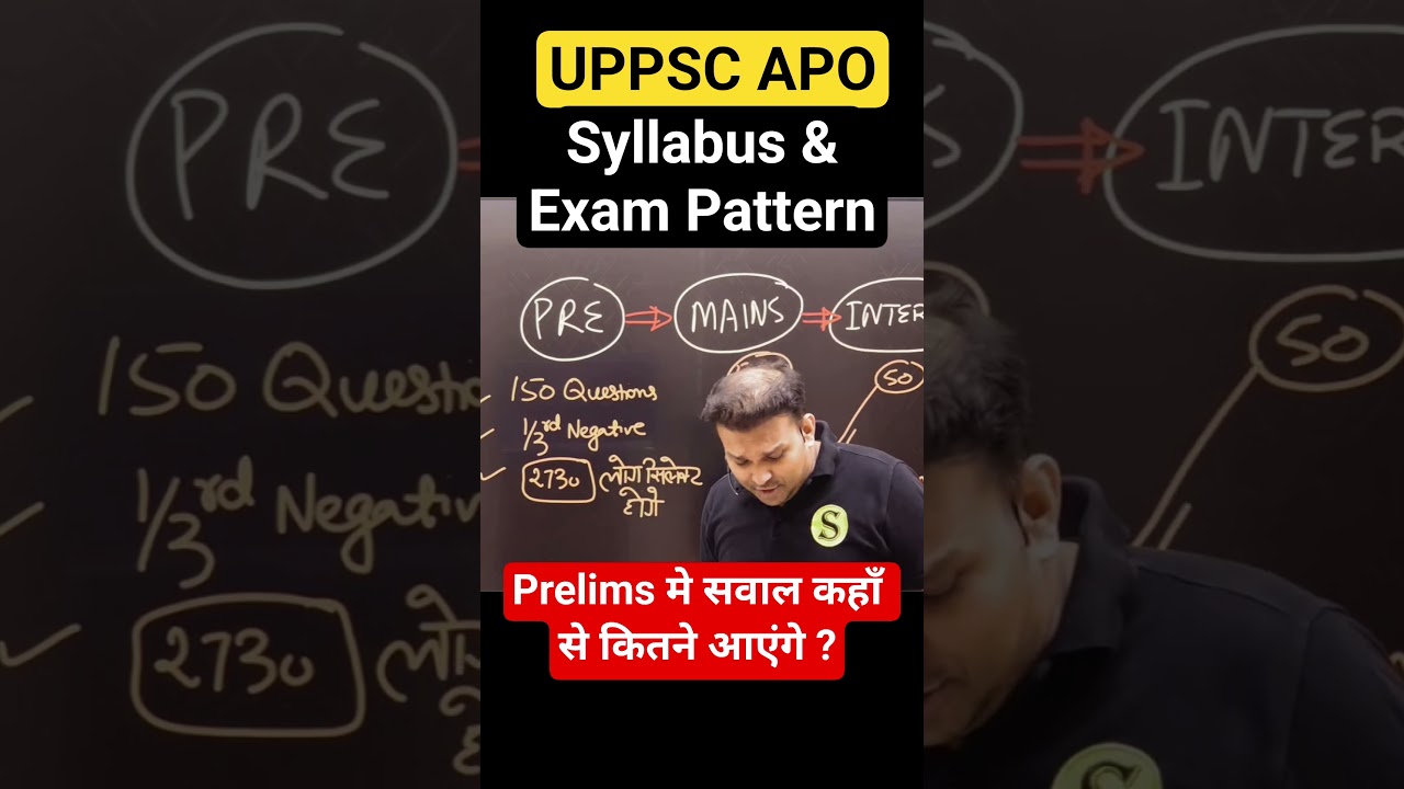 UPPSC APO 2025 Syllabus & Exam pattern Latest TREND Analysis#viral #upapo #uppsc #apo2025 #upapo2025