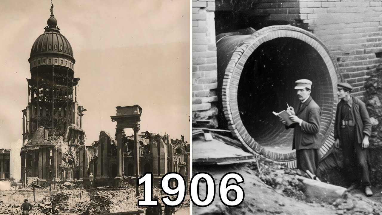 Tunele powodzi błotnej San Francisco z 1906 roku — infrastruktura, której nie mieliśmy zobaczyć