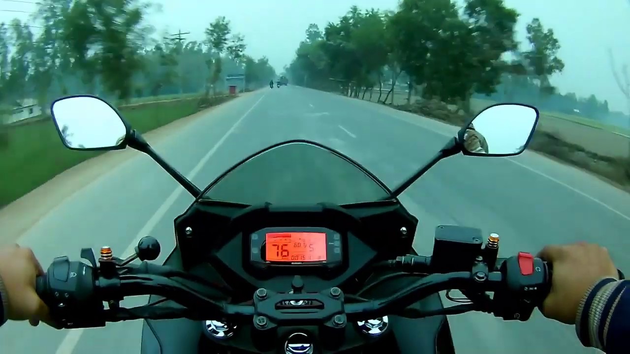EKEN H9R 4K Aktion Camera Test with Suzuki Gixxer SF, Boda Debiganj Highway, HK Moto