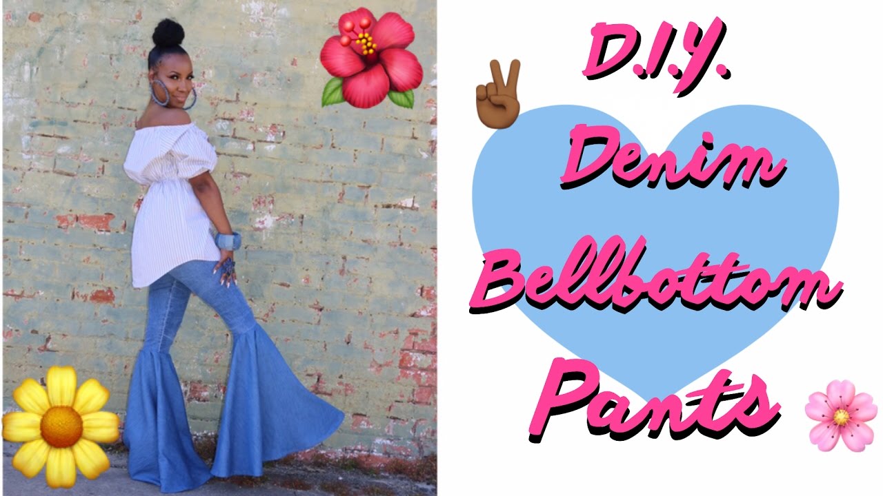 D.I.Y. Denim Bellbottom Pants| D.I.Y. Fashion