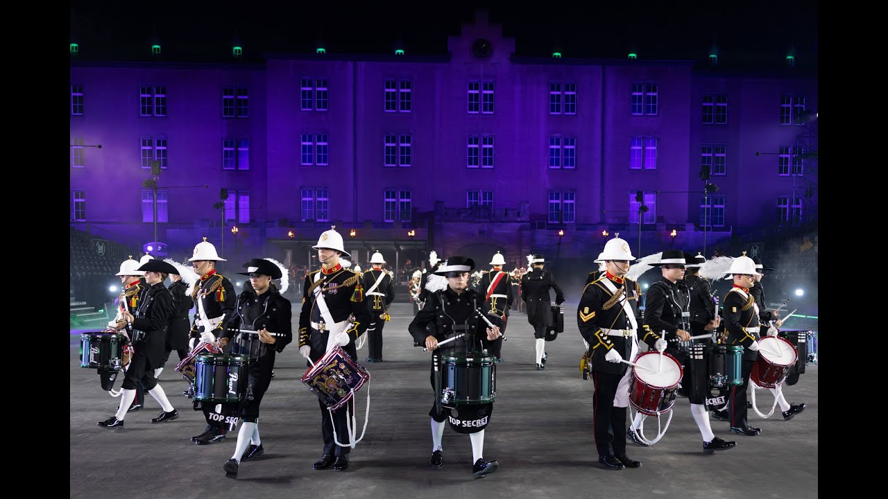 Top Secret Drum Corps, US Air Force, Schweizer Armeespiel & Royal Marines &ndash; Basel Tattoo 2025
