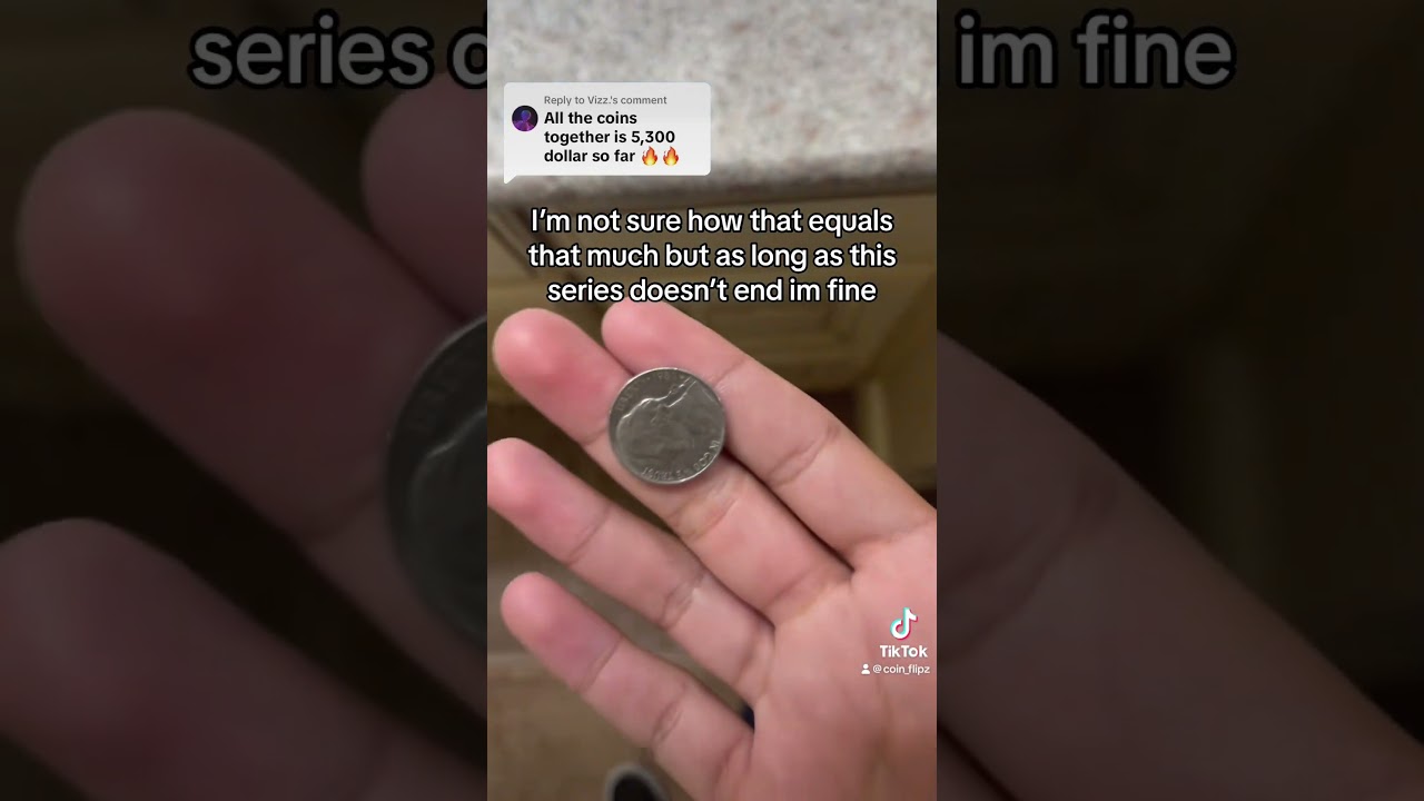 Flip 213  |  Flipping A Nickel Everyday Until The Glass Overflows #coin #coinflip #money