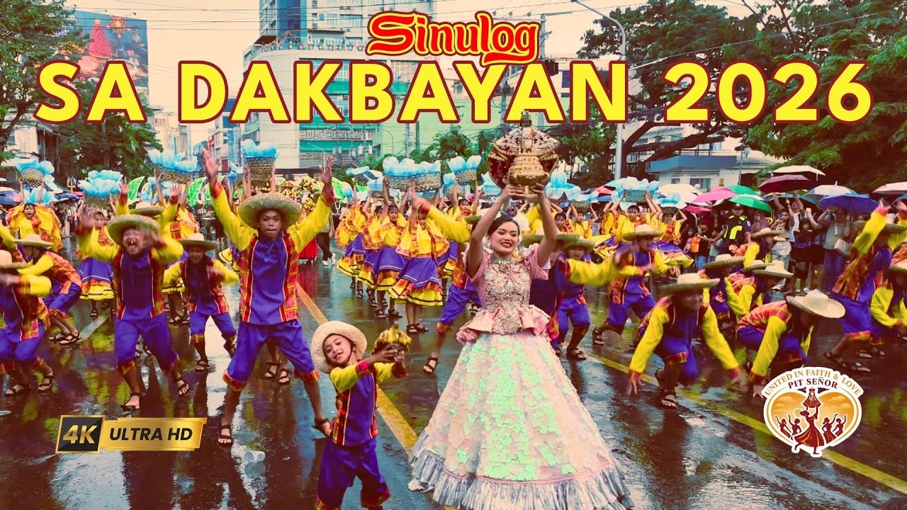 🔥🇵🇭 SINULOG SA DAKBAYAN 2026 all 17 Contingents incl. Champion Lambo Mabolo, Cebu, Philippines 4K
