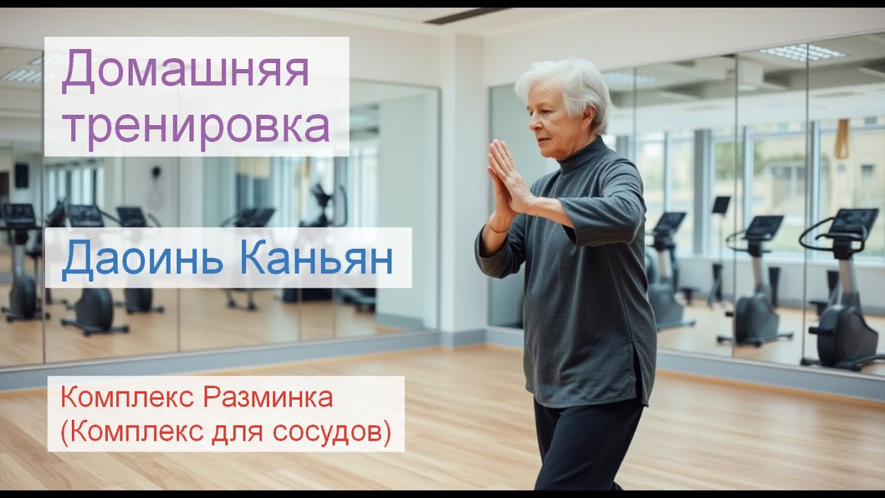 Даоинь Канъян. Комплекс для сосудов (Разминка) Китайская оздоровительная гимнастика.